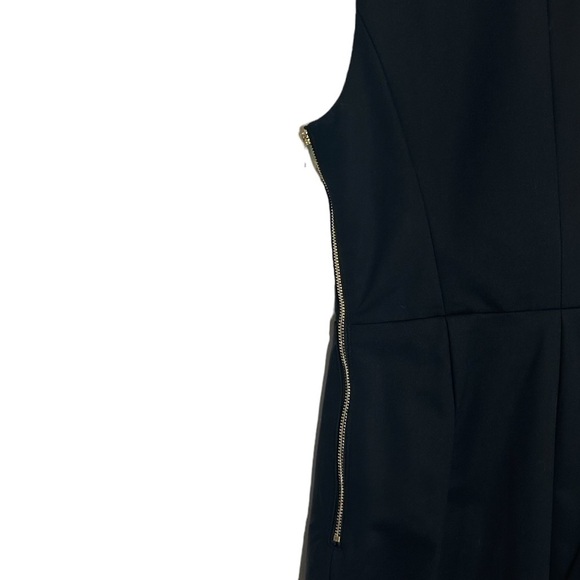 Altuzarra for Target Black Gold Crane Embroidered Tuxedo Style Sheath Dress Sz 4 - Picture 10 of 12